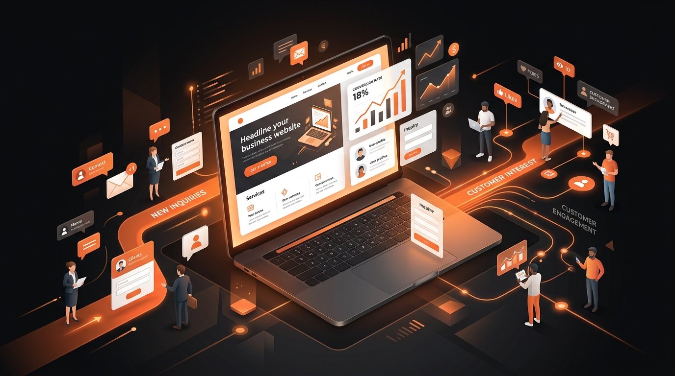 How a modern website helps a business attract customers and generate enquiries
