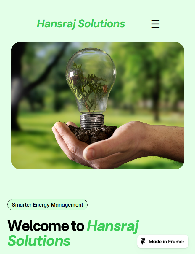 completed project "Hansraj Solutions"